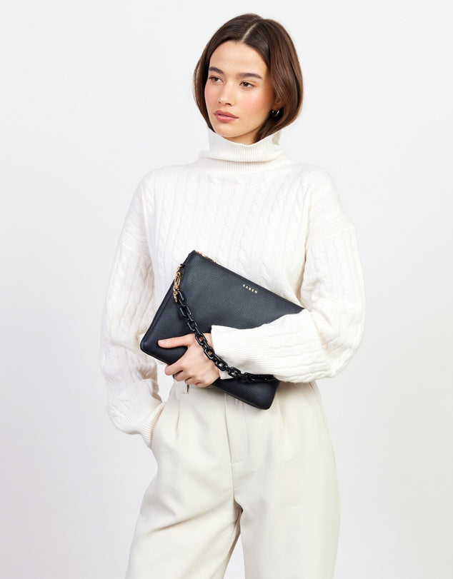 saben Matilda crossbody handbag black