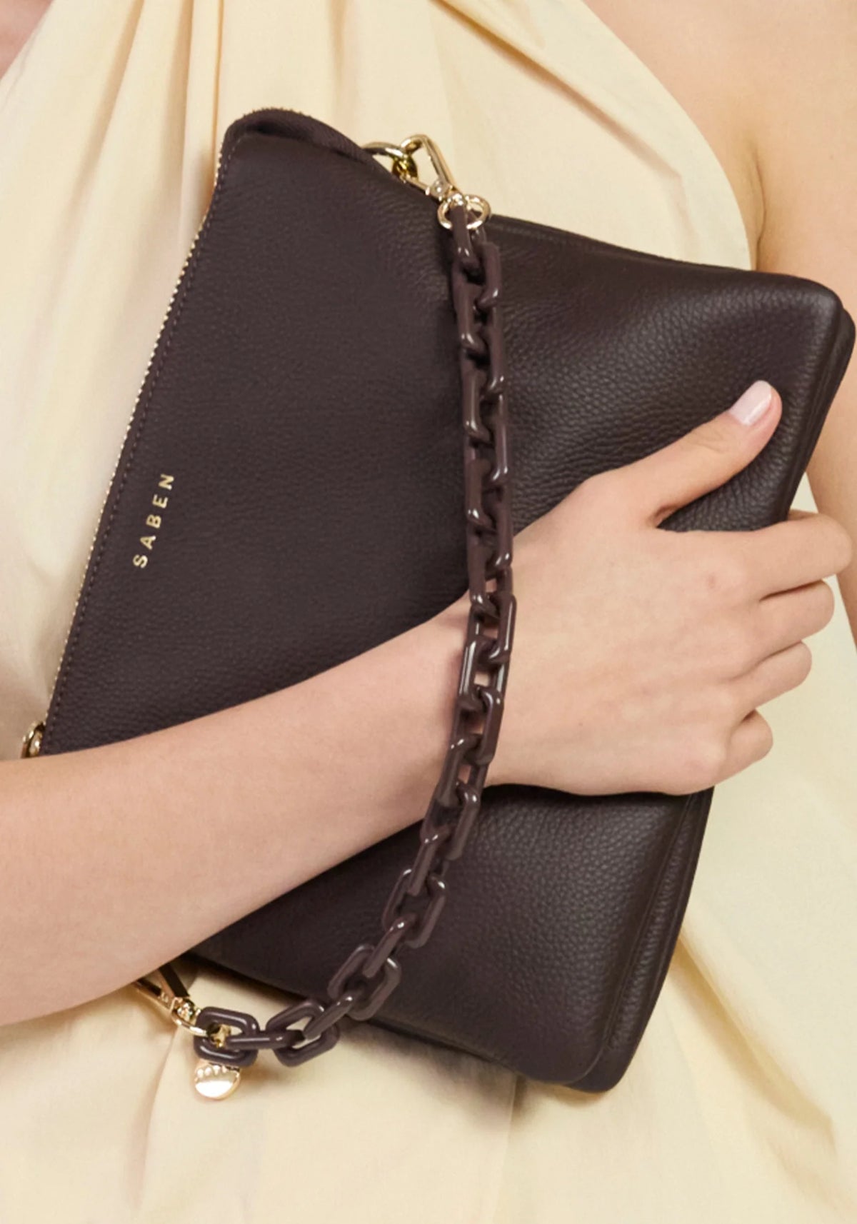saben Matilda crossbody handbag cocoa