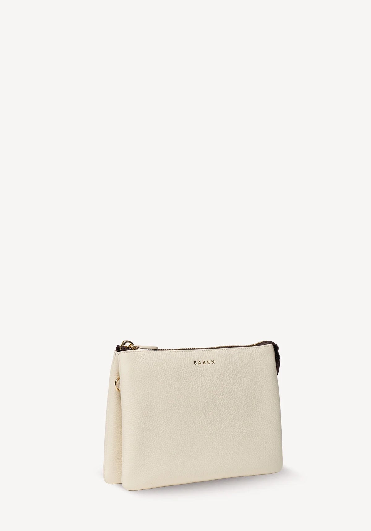saben tilos big sis crossbody handbag clutch off white