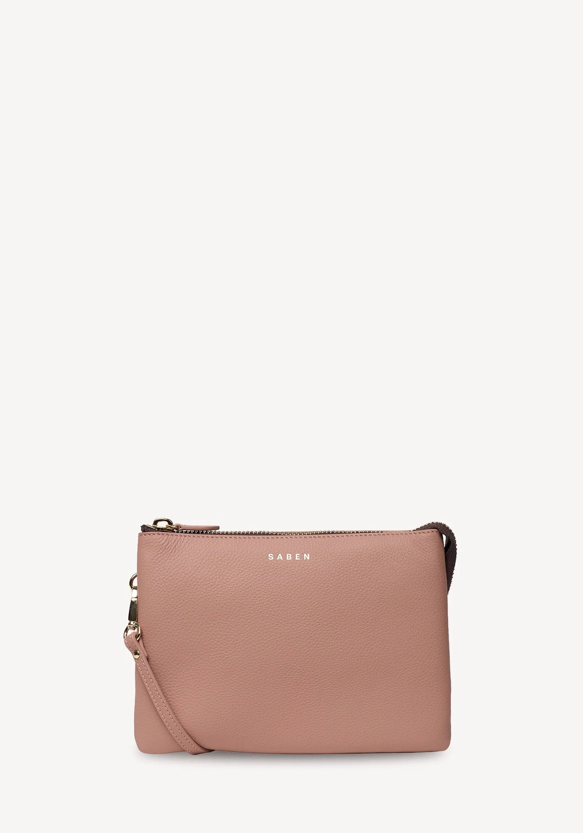 dusty pink rosewater crossbody bag Sabin