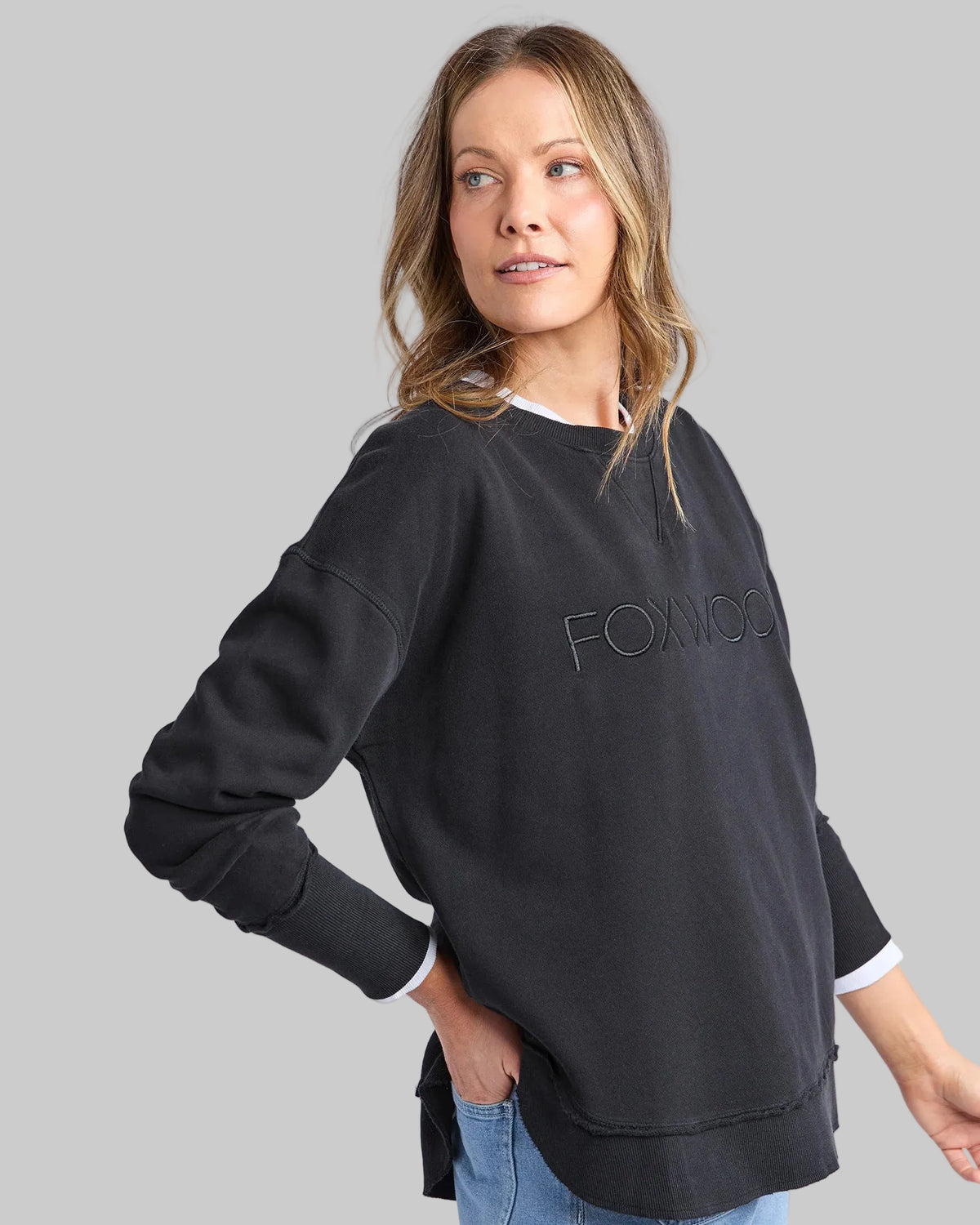 black sweater foxwood 
