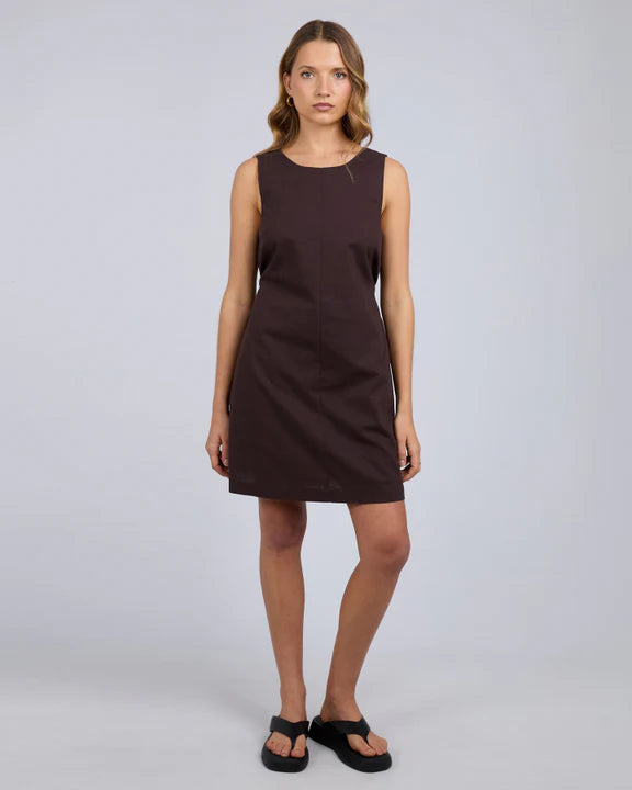 TALLOW TIE MINI DRESS