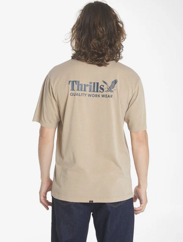 THRILLS WORKWEAR OVERSIZE FIT TEE