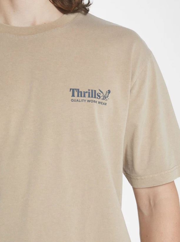 THRILLS WORKWEAR OVERSIZE FIT TEE
