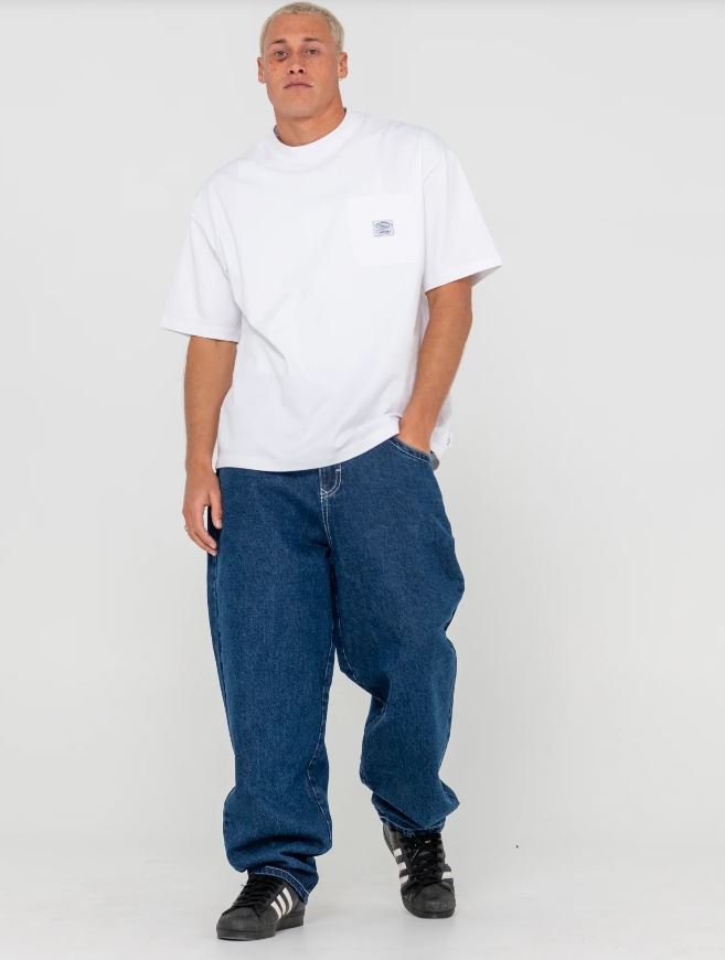 TRUSTY TAPERED DENIM JEAN