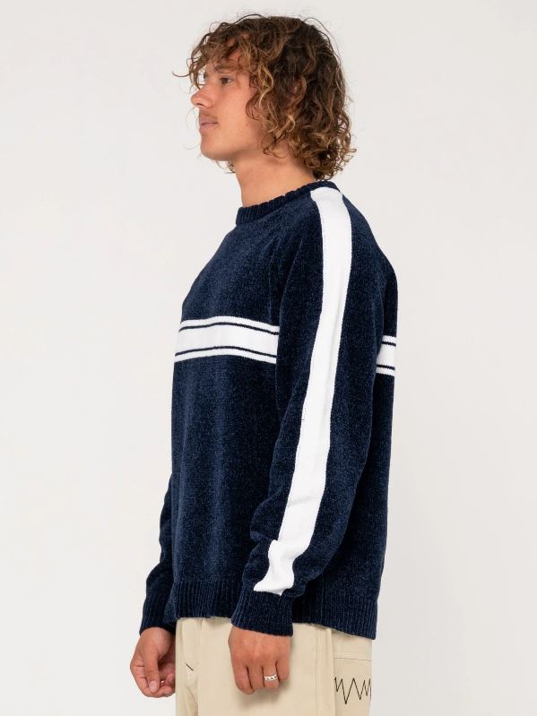 WHITE LINES CHENILLE