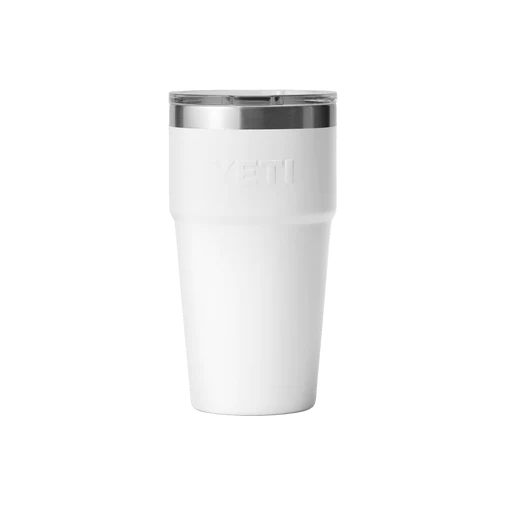 yeti, tumbler, 20oz, white, stackable mug