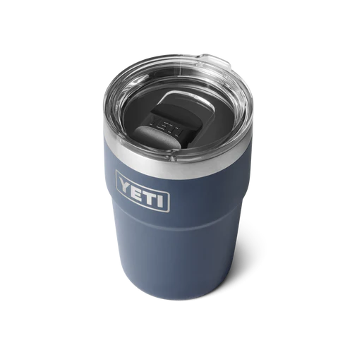 yeti rambler, 16oz stackable cup, navy