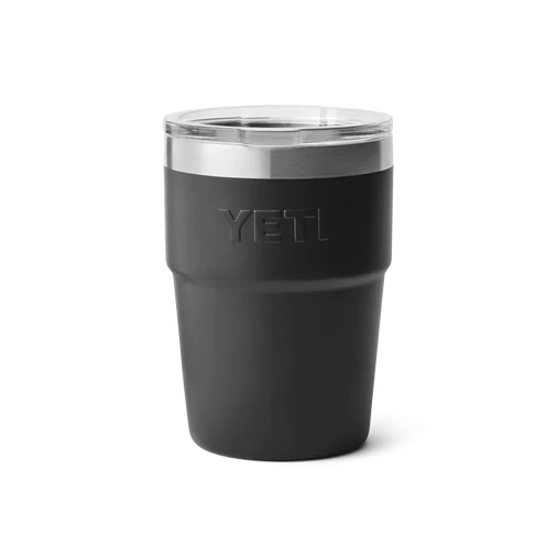 yeti, stackable, black, 16oz, mug