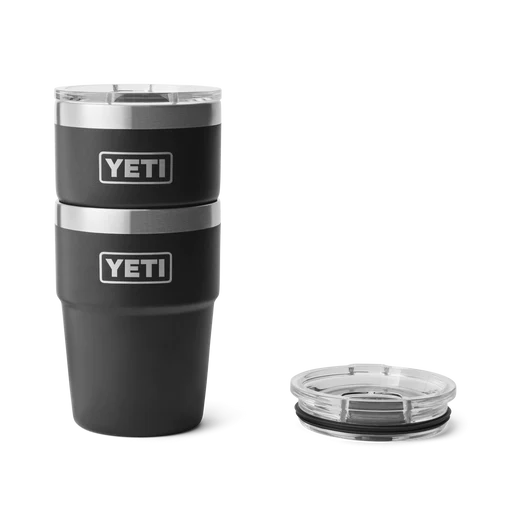 yeti, stackable, black, 16oz, mug