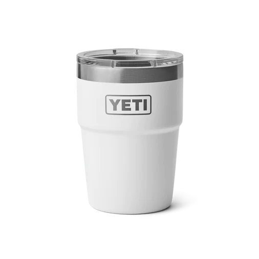 yeti. stackable cups, white, 16oz