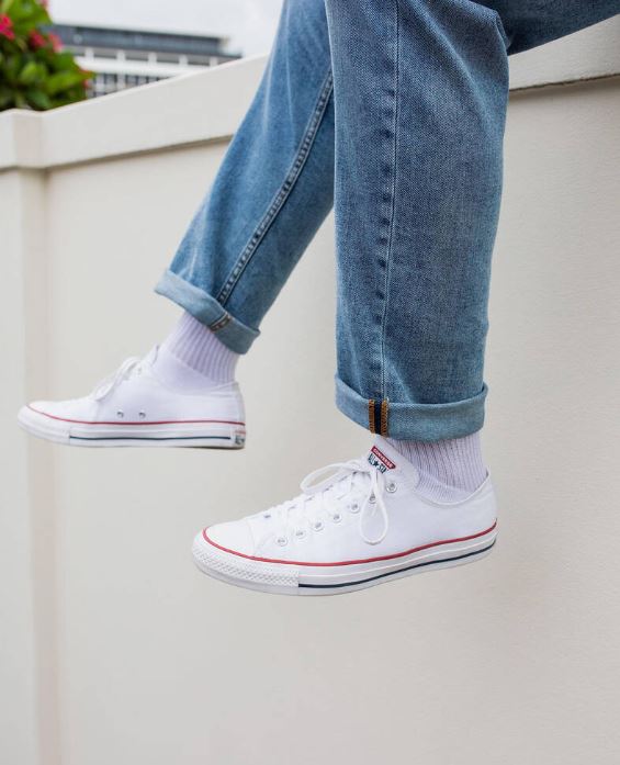 CONVERSE CHUCK TAYLOR ALL STAR LOW CASUAL SHOES WHITE 