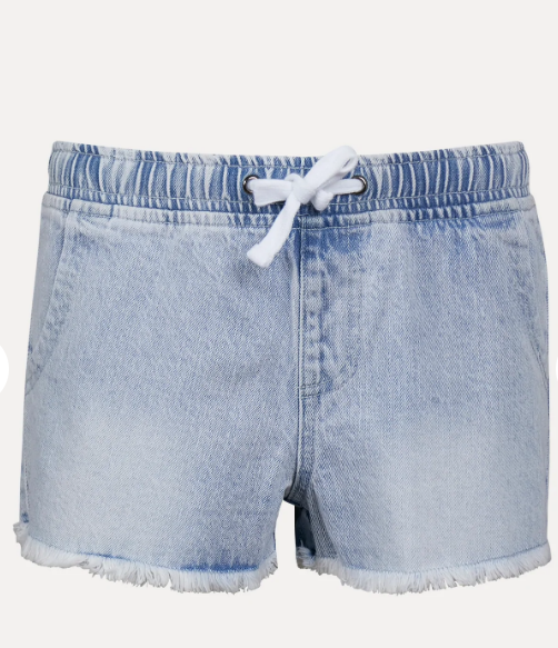 SANDY SHORT DENIM EVE GIRL SHORTS 8-17 COTTON