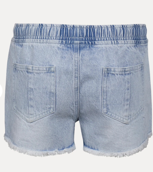 SANDY SHORT DENIM EVE GIRL SHORTS 8-17 COTTON